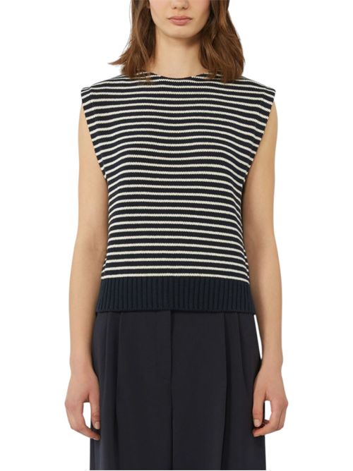 Gilet in filato di cotone wkdlanda MAX MARA WEEKEND | 261535101110