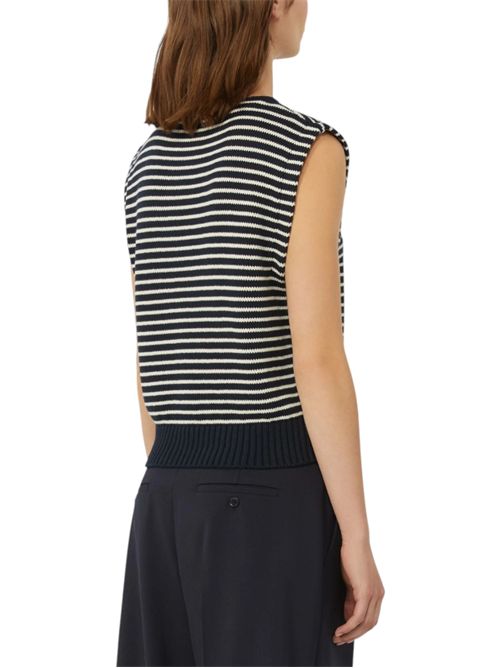 Gilet in filato di cotone wkdlanda MAX MARA WEEKEND | 261535101110