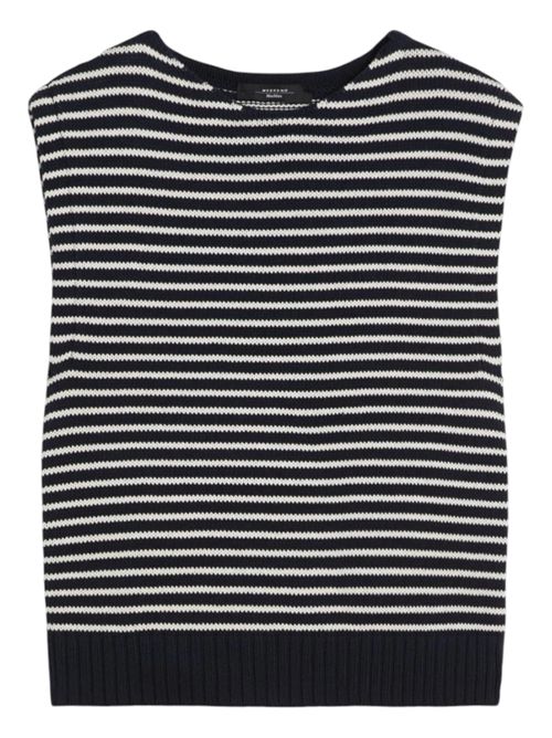 Gilet in filato di cotone wkdlanda MAX MARA WEEKEND | 261535101110