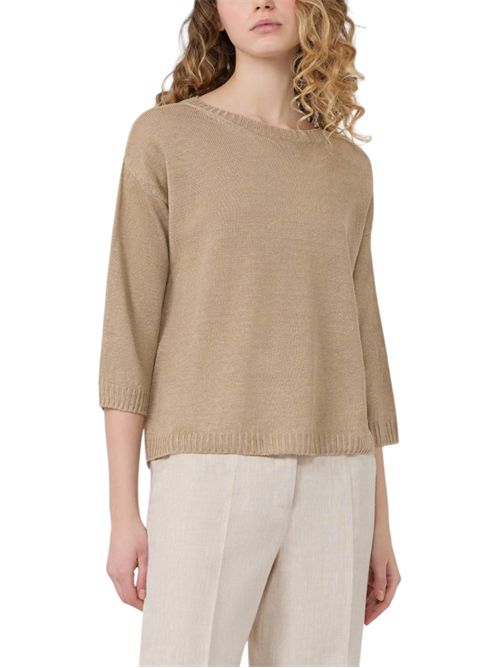 Maglia over in filato di lino wkdcannone MAX MARA WEEKEND | 261536105203