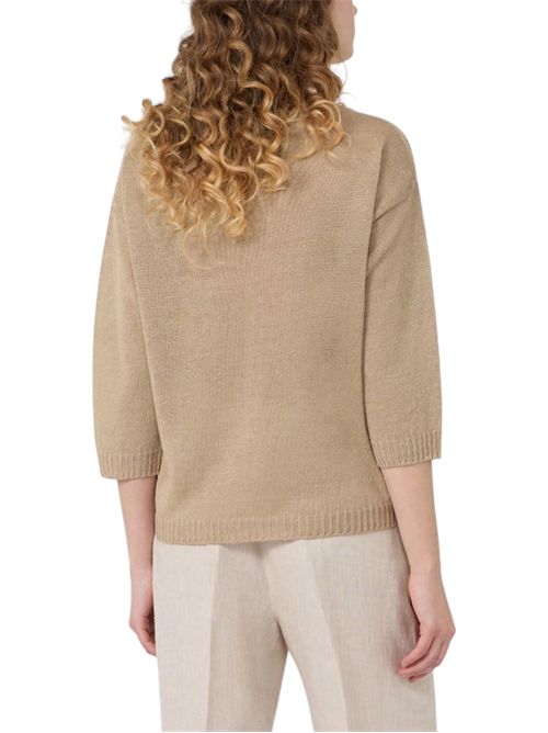 Maglia over in filato di lino wkdcannone MAX MARA WEEKEND | 261536105203