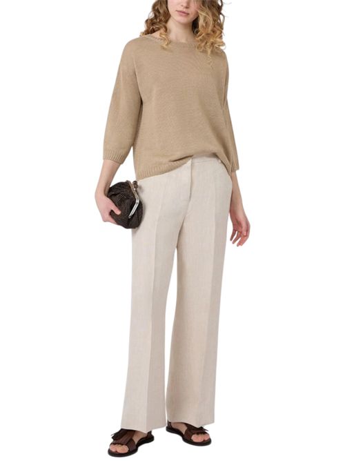 Maglia over in filato di lino wkdcannone MAX MARA WEEKEND | 261536105203