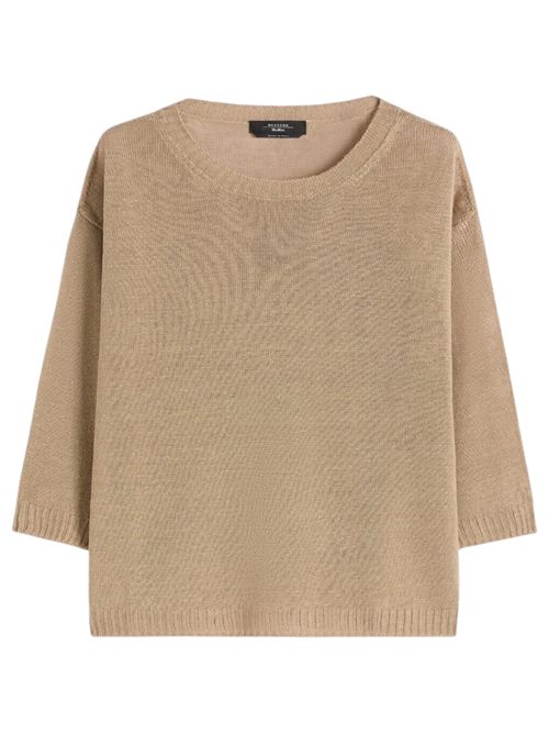Maglia over in filato di lino wkdcannone MAX MARA WEEKEND | 261536105203