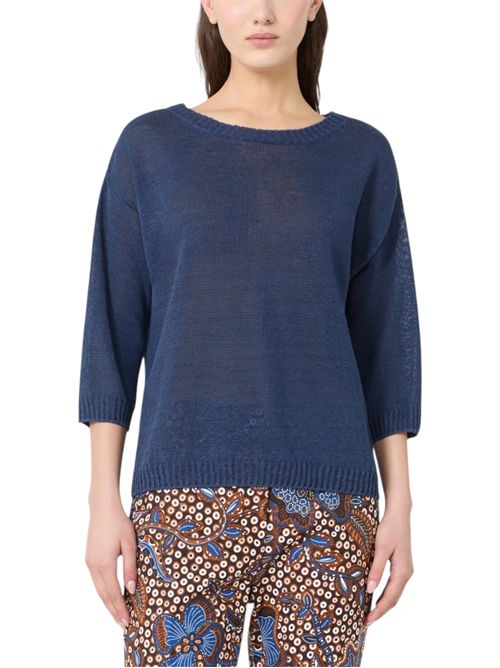 Maglia over in filato di lino wkdcannone MAX MARA WEEKEND | 261536105208