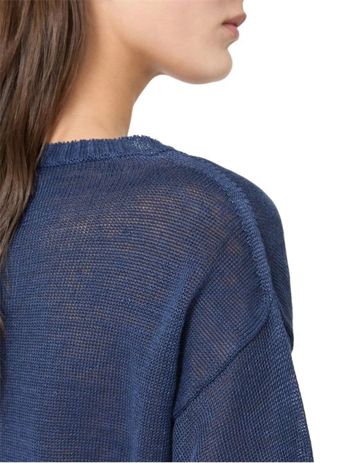 Maglia over in filato di lino wkdcannone MAX MARA WEEKEND | 261536105208