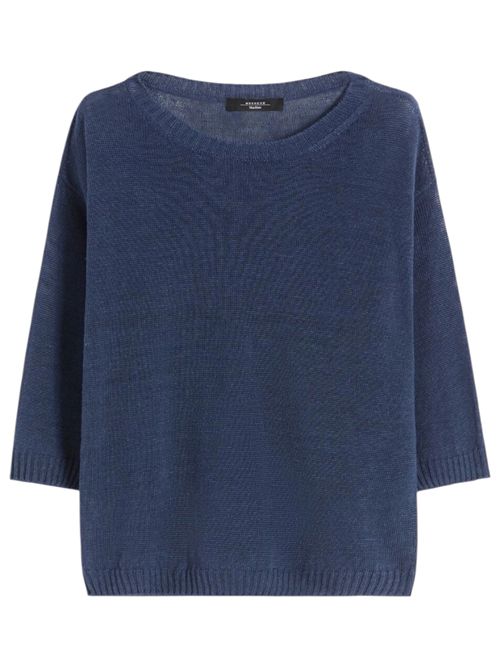 Maglia over in filato di lino wkdcannone MAX MARA WEEKEND | 261536105208