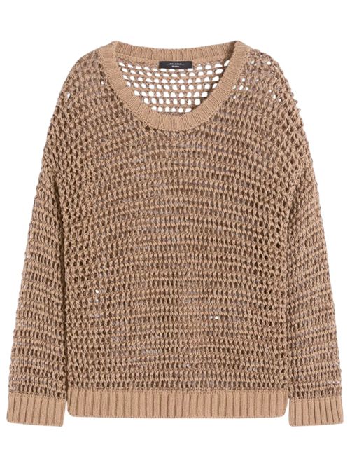 Maglia a rete in filato di lino e cotone wkdonirica MAX MARA WEEKEND | 261536115202