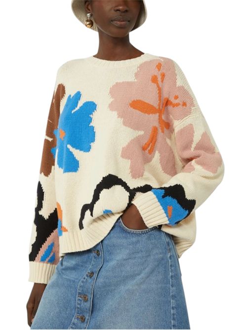 Girocollo in cotone fantasia MAX MARA WEEKEND | 261536117102