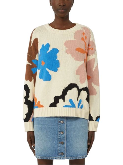 Girocollo in cotone fantasia MAX MARA WEEKEND | 261536117102