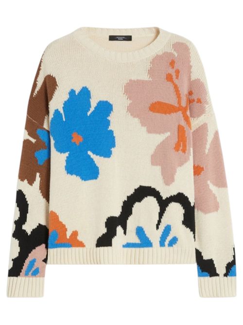 Girocollo in cotone fantasia MAX MARA WEEKEND | 261536117102