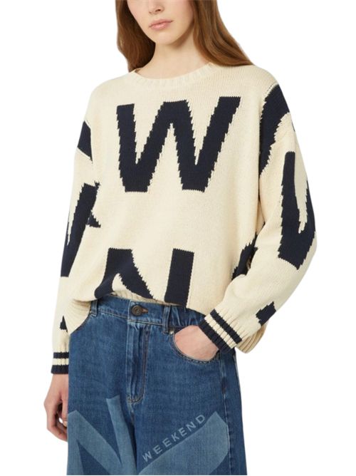 Girocollo in cotone fantasia MAX MARA WEEKEND | 261536117103