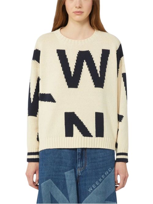 Girocollo in cotone fantasia MAX MARA WEEKEND | 261536117103