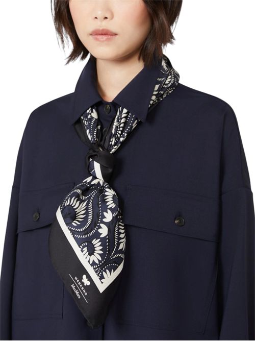 Foulard quadrato in seta stampata wkaonesto MAX MARA WEEKEND | 261554114401