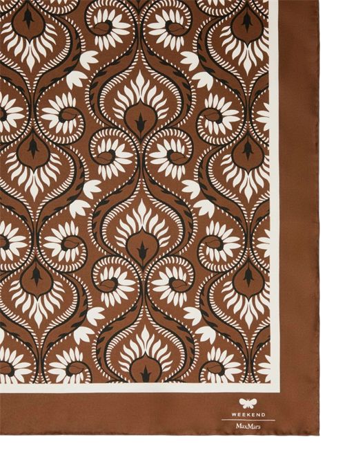 Foulard quadrato in seta stampata wkaonesto MAX MARA WEEKEND | 261554114402