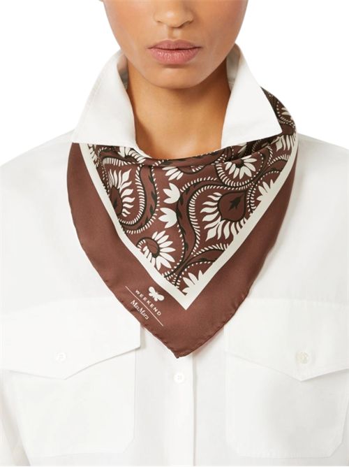 Foulard quadrato in seta stampata wkaonesto MAX MARA WEEKEND | 261554114402