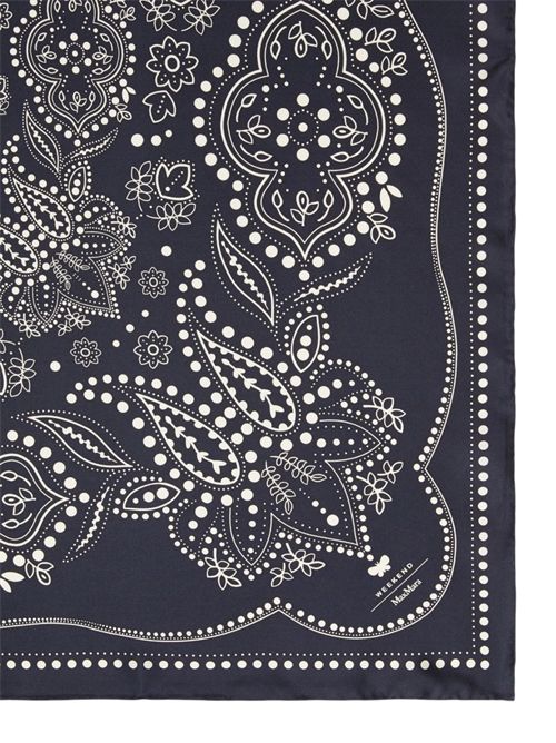 Foulard quadrato in seta stampata wkaonesto MAX MARA WEEKEND | 261554114403