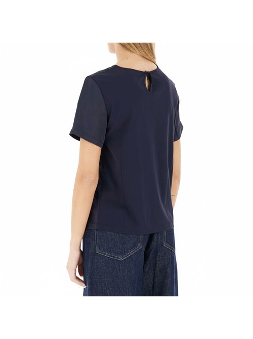 T-shirt in raso e jersey wkdzona MAX MARA WEEKEND | 261594101105