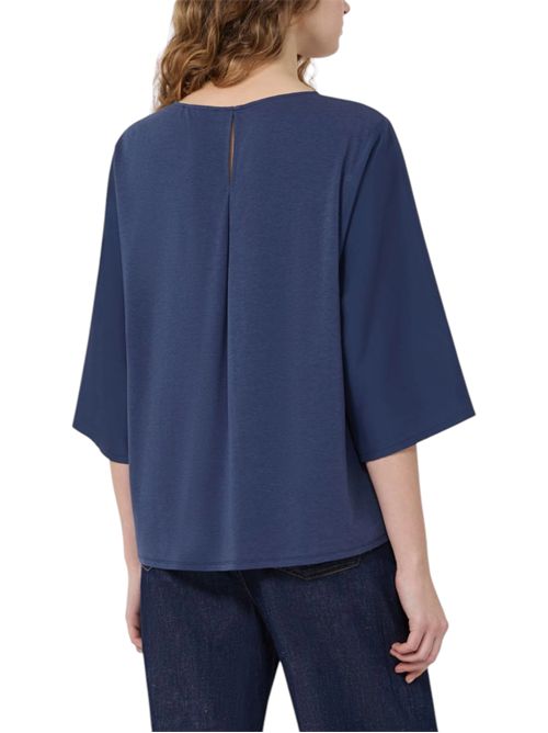 Blusa in habotai di seta e jersey wkdfastoso MAX MARA WEEKEND | 261594103205