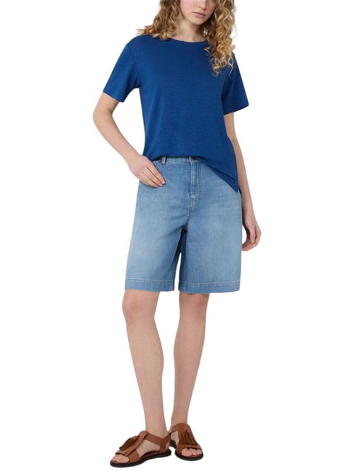 T-shirt basic in jersey di lino stretch wkdpelota MAX MARA WEEKEND | 261594105210