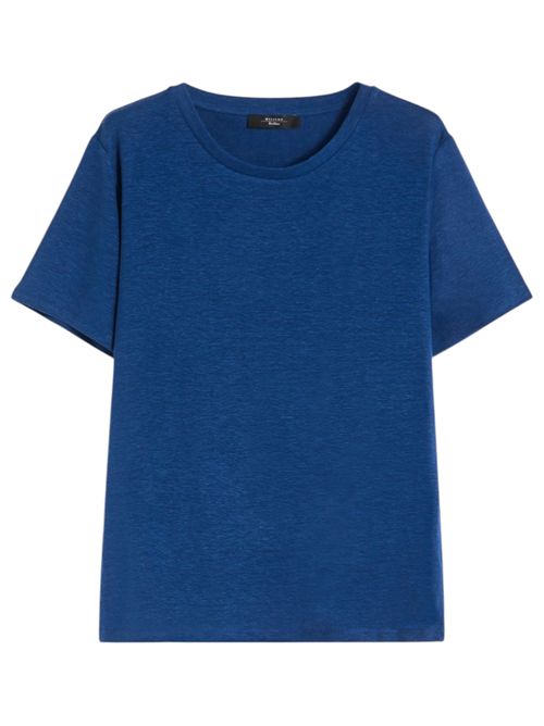 T-shirt basic in jersey di lino stretch wkdpelota MAX MARA WEEKEND | 261594105210