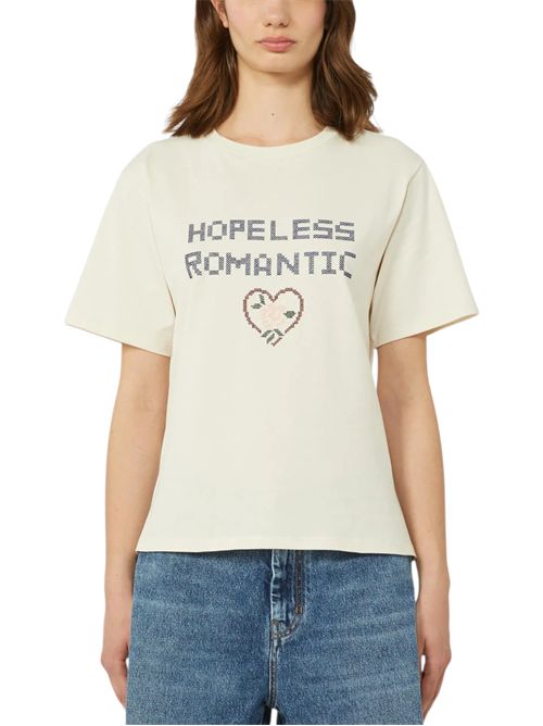 T-shirt in cotone con stampa e ricami wkdwest MAX MARA WEEKEND | 261597104105