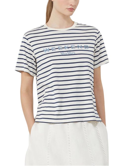 T-shirt in jersey con grafica wkdbora MAX MARA WEEKEND | 261597104205