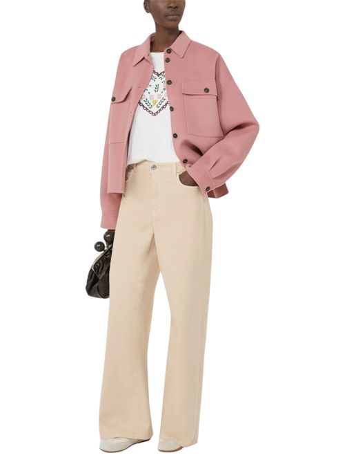 T-shirt in cotone con stampa grafica wkdtenue MAX MARA WEEKEND | 261597105101