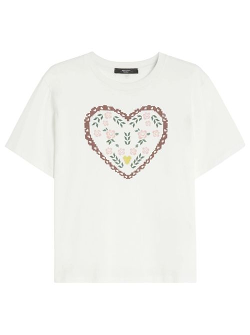 T-shirt in cotone con stampa grafica wkdtenue MAX MARA WEEKEND | 261597105101