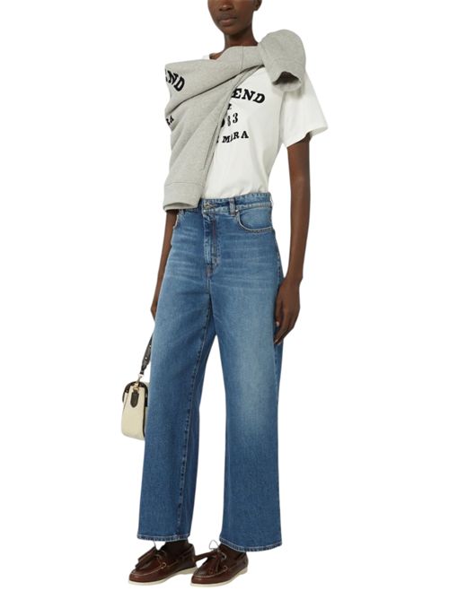 T-shirt in cotone con stampa grafica wkdtenue MAX MARA WEEKEND | 261597105106