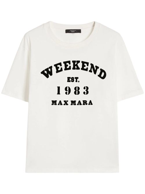 T-shirt in cotone con stampa grafica wkdtenue MAX MARA WEEKEND | 261597105106