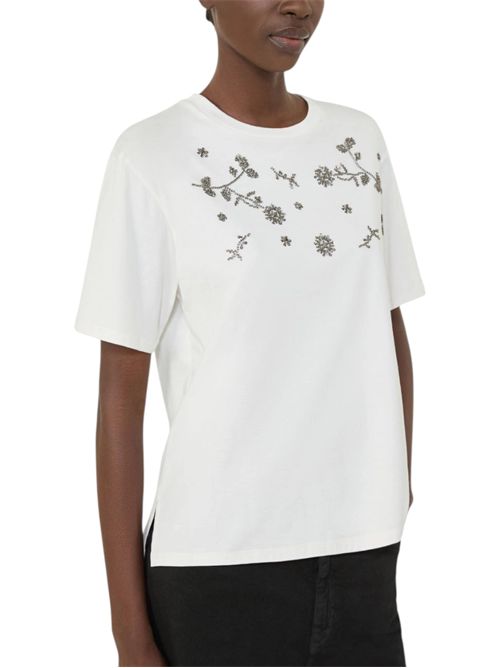 T-shirt in jersey con stampa e ricami wkdagile MAX MARA WEEKEND | 261597106103