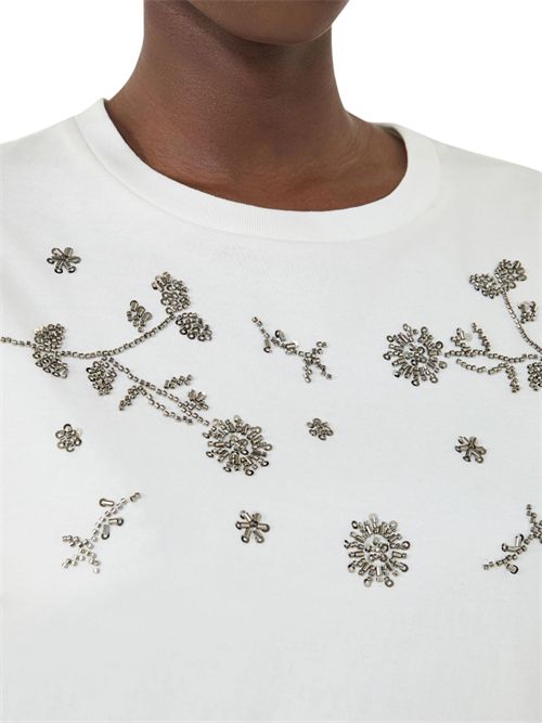 T-shirt in jersey con stampa e ricami wkdagile MAX MARA WEEKEND | 261597106103