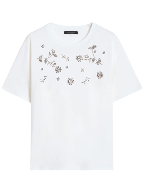T-shirt in jersey con stampa e ricami wkdagile MAX MARA WEEKEND | 261597106103