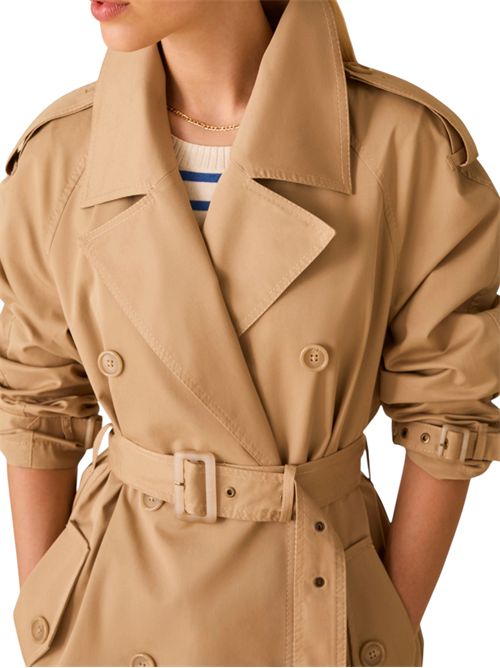 Trench doppiopetto in gabardine PENNYBLACK | 26110210431