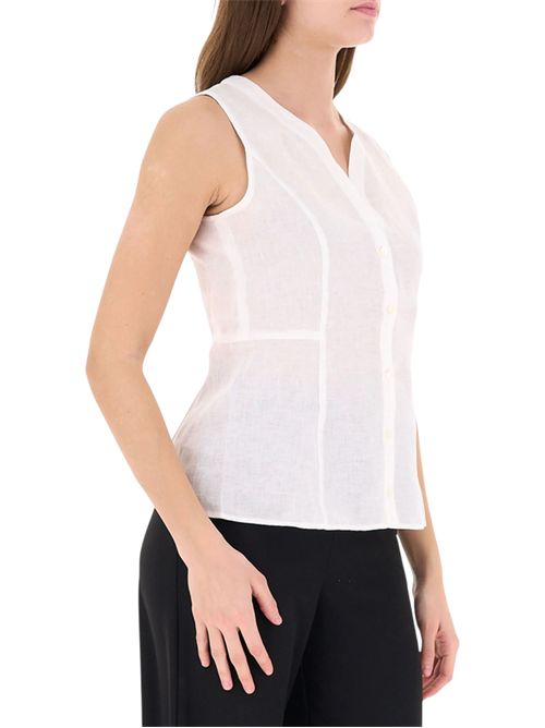 Camicia smanicata pbbpapiro off white PENNYBLACK | 26111111831