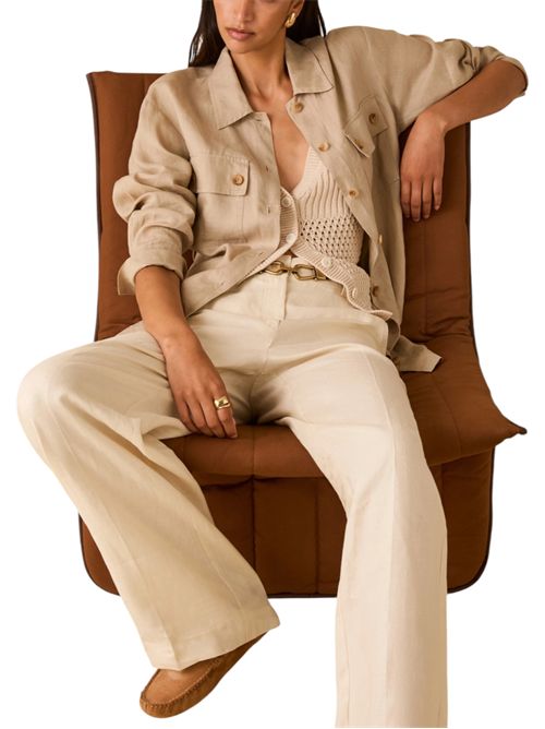 Camicia oversize in puro lino PENNYBLACK | 26111112832