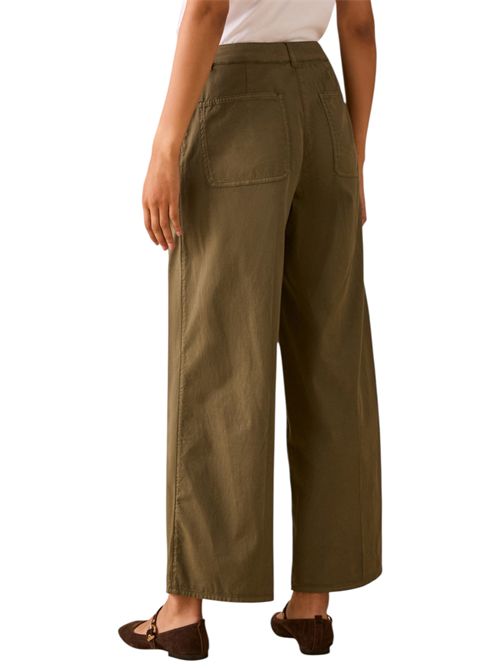 Pantaloni ampi in cotone piqué PENNYBLACK | 26111310834