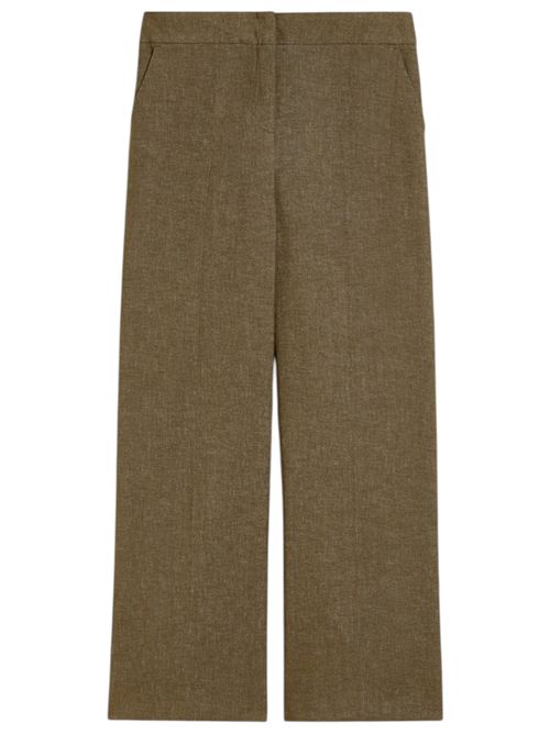 Pantaloni ampi in cotone e lino PENNYBLACK | 26111312333