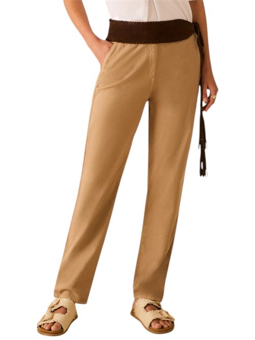 Pantaloni in cotone piqué PENNYBLACK | 26111312532