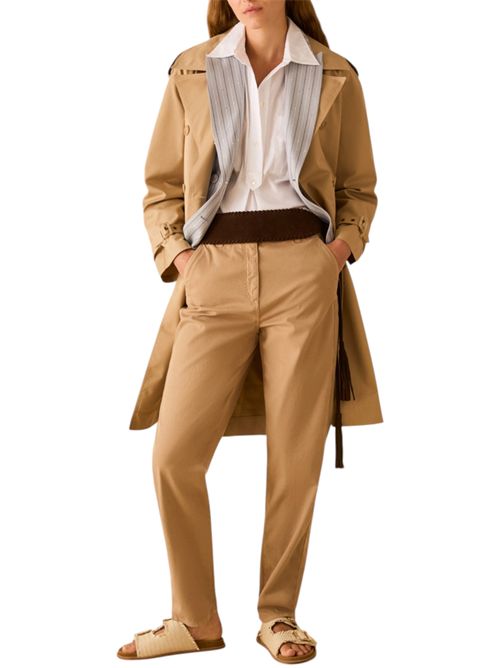 Pantaloni in cotone piqué PENNYBLACK | 26111312532