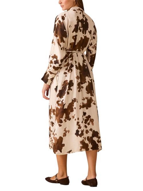 Abito in raso a stampa cow PENNYBLACK | 26112211631