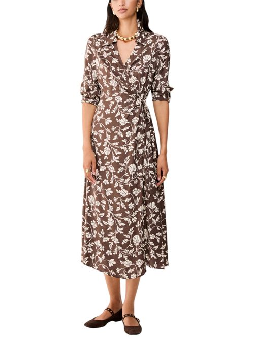 Wrap dress in twill fluido PENNYBLACK | 261122123310