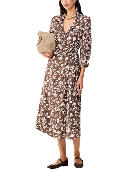 Wrap dress in twill fluido PENNYBLACK | 261122123310