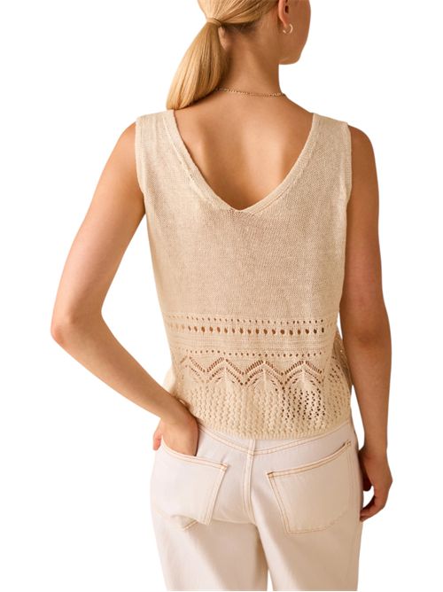 Top in puro lino traforato PENNYBLACK | 26113611035