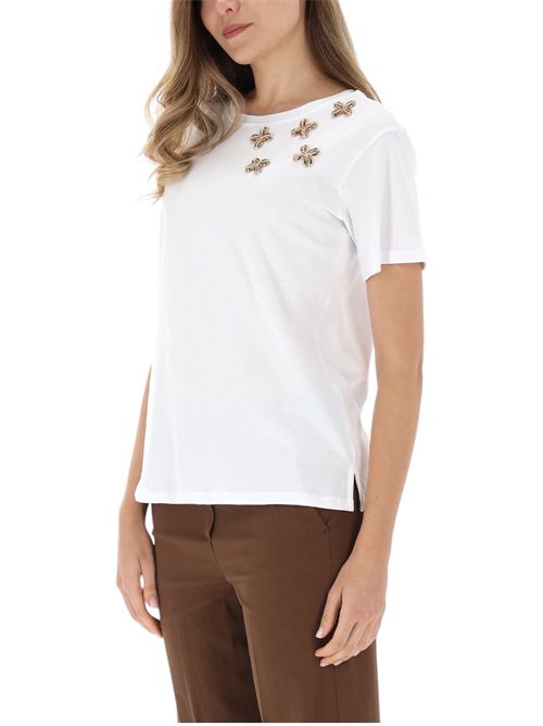 T-shirt in jerey di cotone pbbsole conchiglia PENNYBLACK | 26119710534
