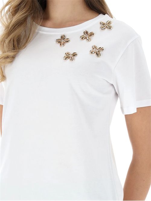 T-shirt in jerey di cotone pbbsole conchiglia PENNYBLACK | 26119710534
