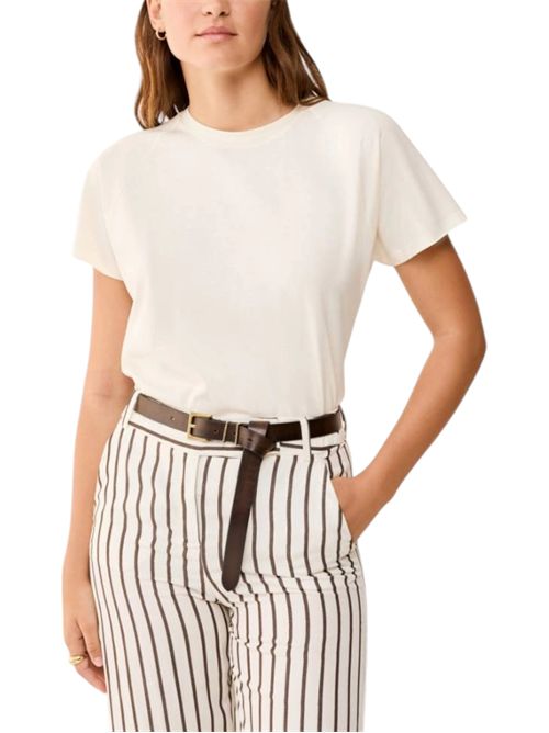 T-shirt in jersey di cotone pbbcalao avorio PENNYBLACK | 26119710831