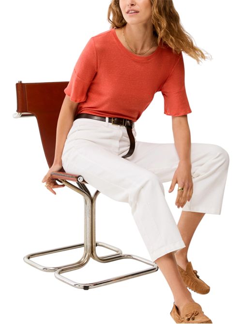 T-shirt in jersey di lino PENNYBLACK | 26119711132