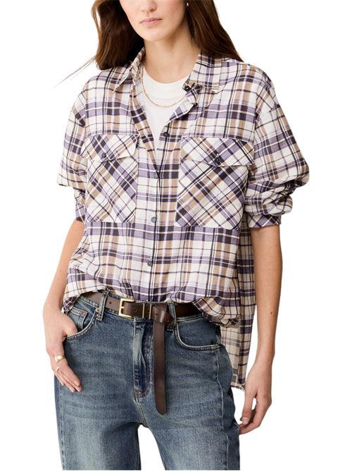 Camicia oversize in voile pbiananas PENNYBLACK | 26111110171