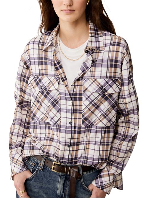 Camicia oversize in voile pbiananas PENNYBLACK | 26111110171